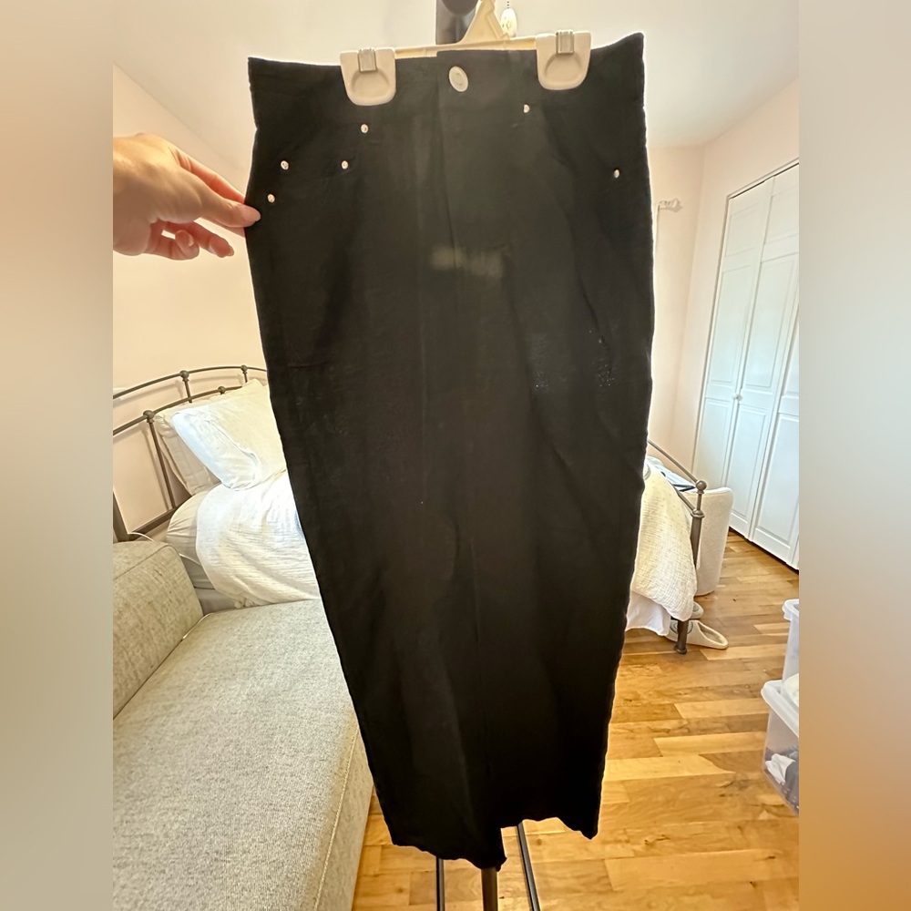 Black Midi Skirt